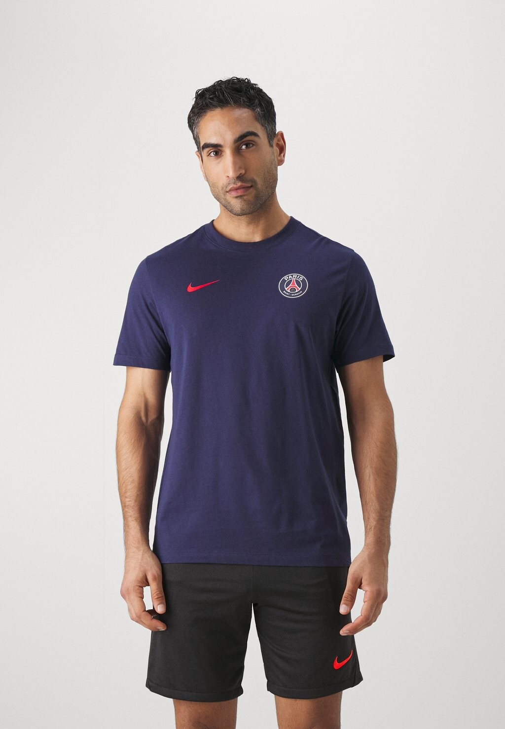 

Футболка с принтом Paris St Germain Number Tee Nike, цвет midnight navy
