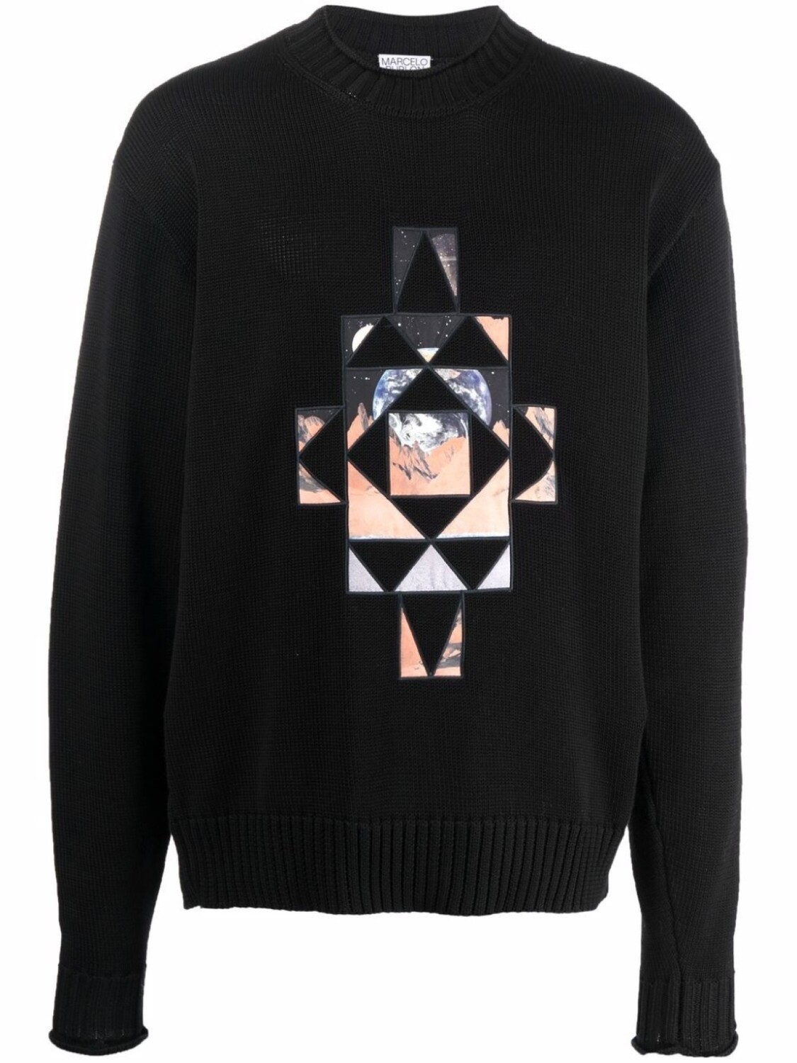 

Marcelo Burlon County of Milan джемпер с нашивкой, черный