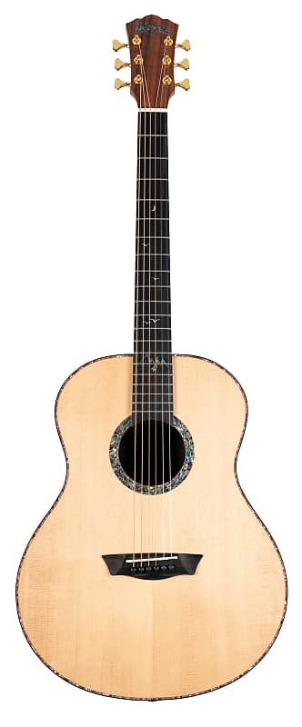 Акустическая гитара Washburn Elegante S24S Bella Tono Studio Acoustic Guitar. Gloss Natural. New with Full Warranty!