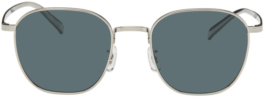 

Серебряные солнцезащитные очки Ринн Oliver Peoples