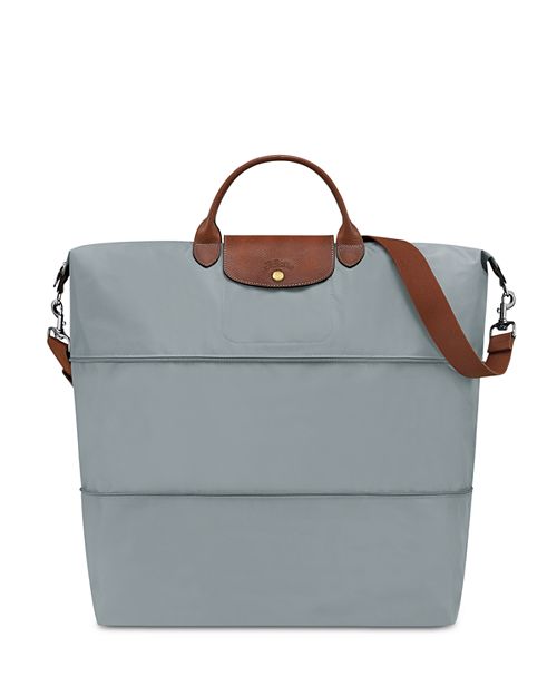 цена Оригинальная расширяемая дорожная нейлоновая сумка выходного дня Le Pliage Longchamp, цвет Gray