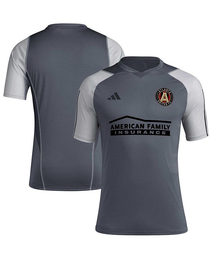 

Мужская серая тренировочная футболка Atlanta United FC 2023 adidas, серый