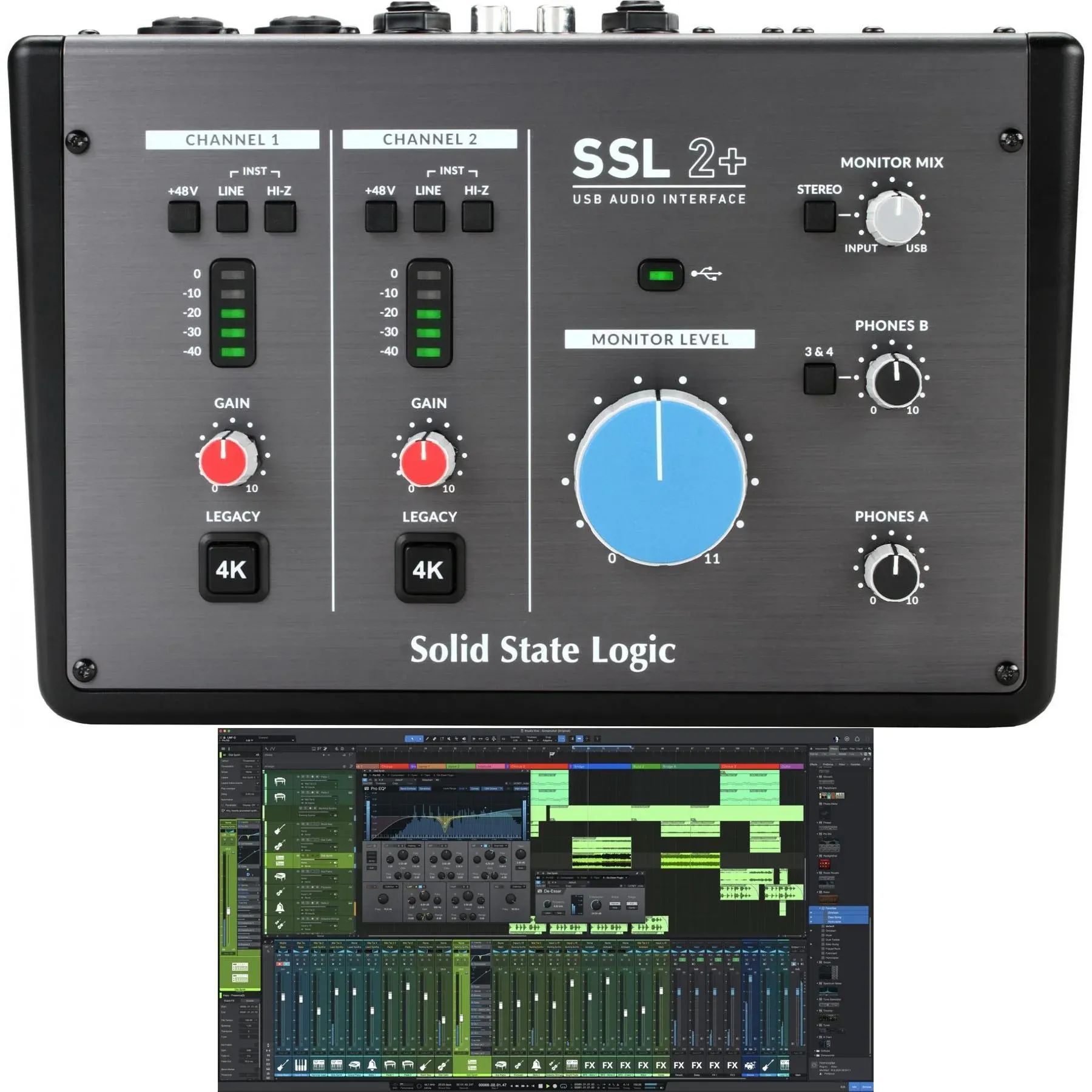 Solid state logic ssl 2. Микшер профессиональный.