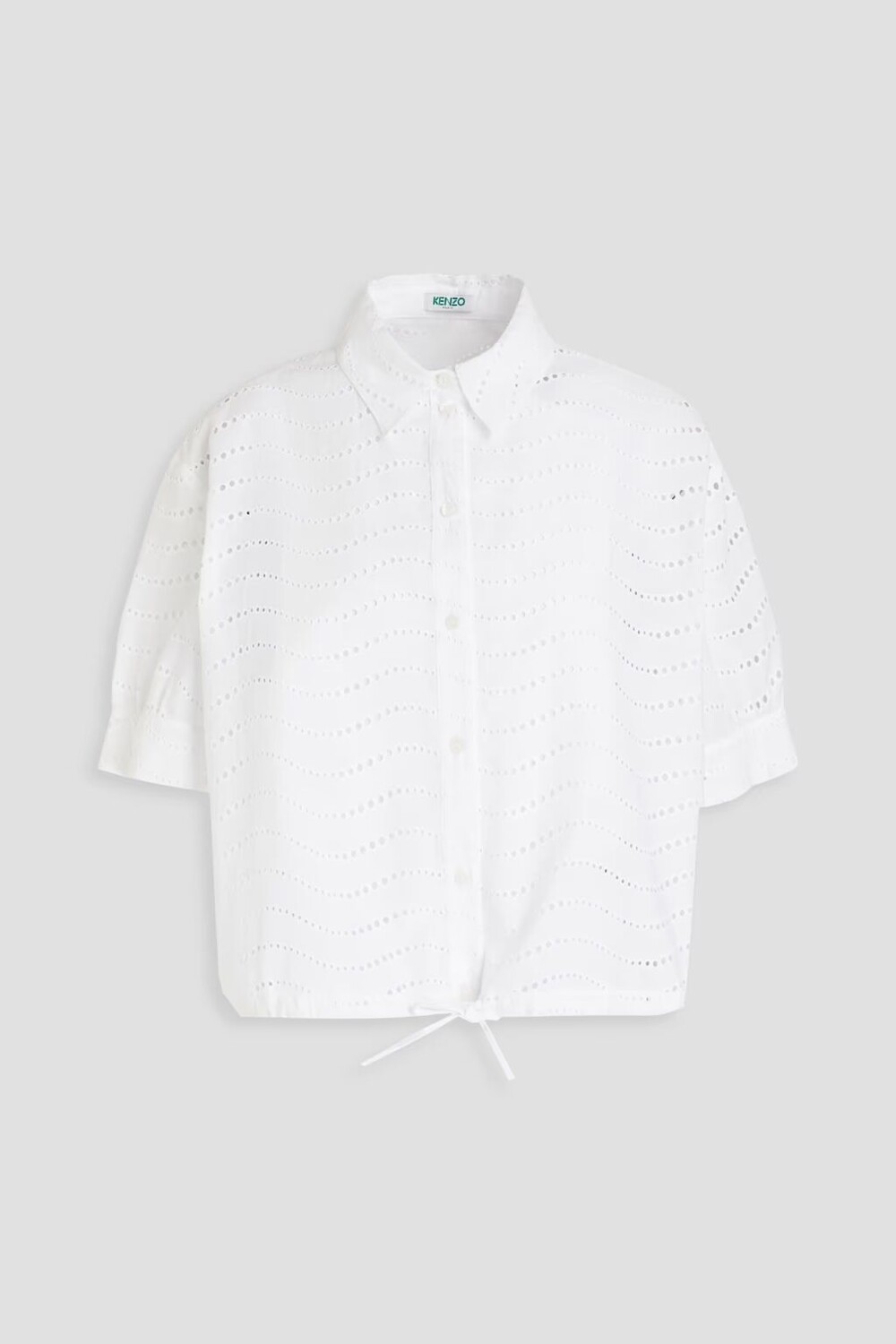 

Рубашка Broderie Anglaise из хлопка Kenzo, белый