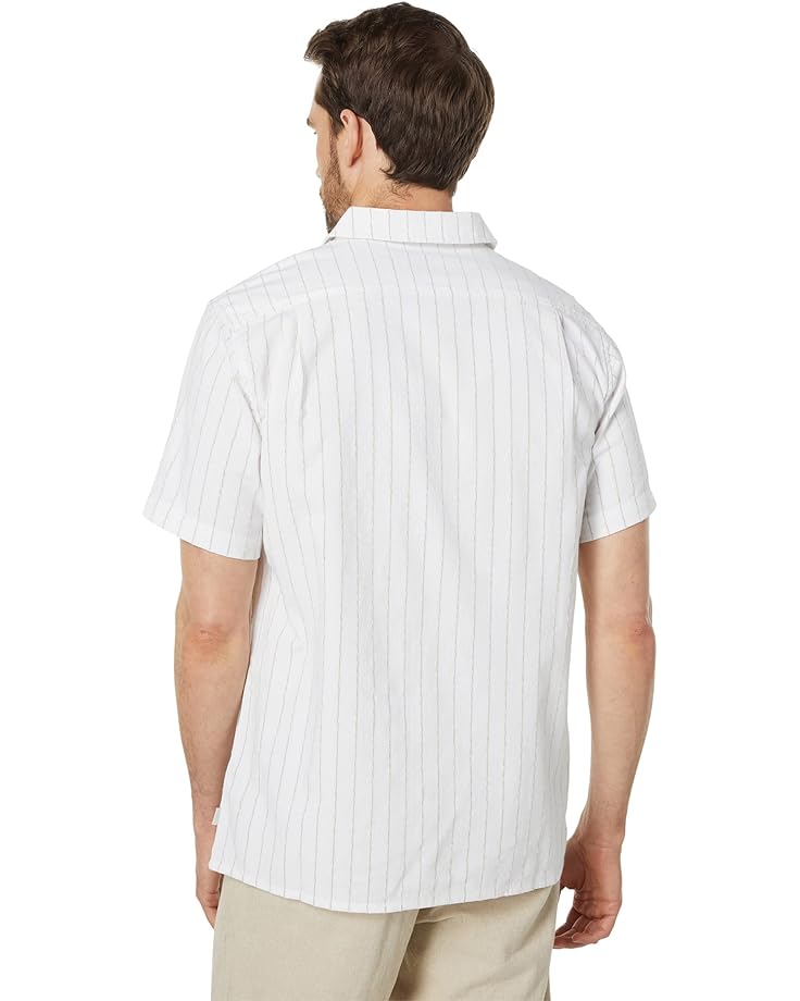 Рубашка Rhythm Linen Stripe Short Sleeve Shirt, естественный