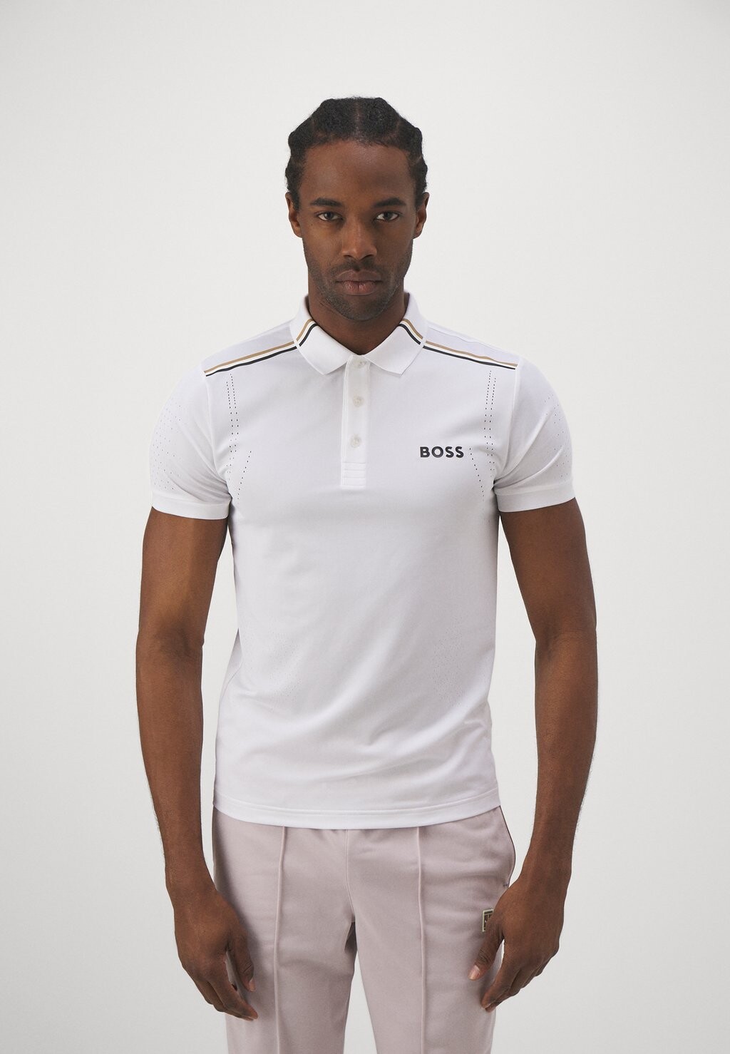 

Рубашка-поло Patteo BOSS ATHLEISURE, белый
