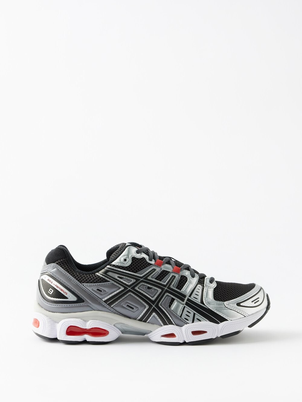 

Кроссовки gel-nimbus 9 из сетки и искусственной кожи Asics, серый