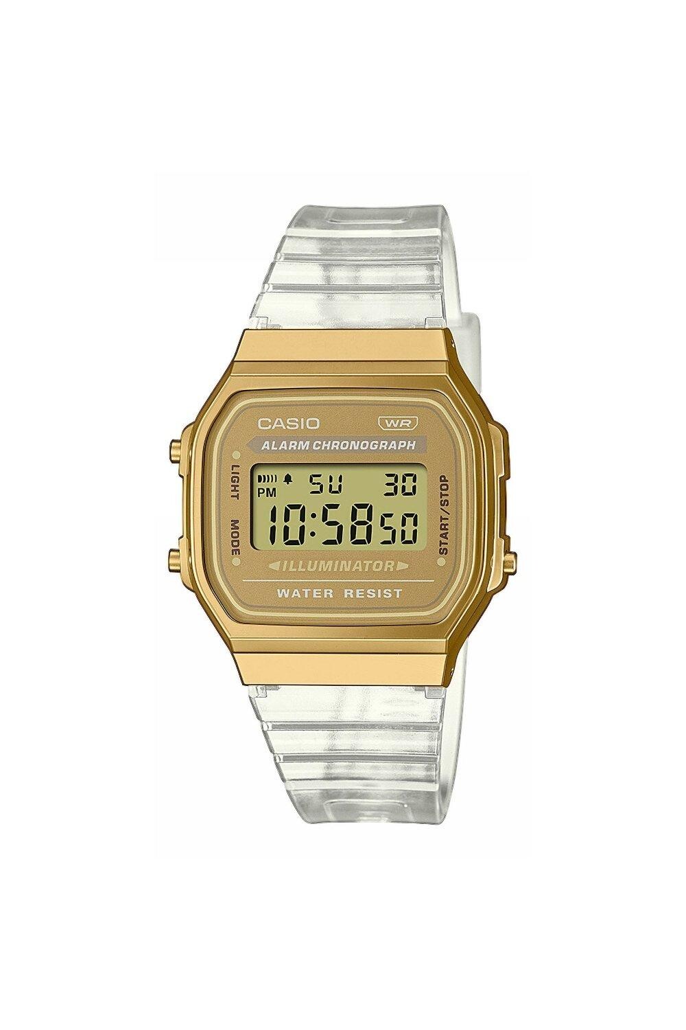 

Классические цифровые часы из нержавеющей стали - A168Xesg-9Aef Casio, золото