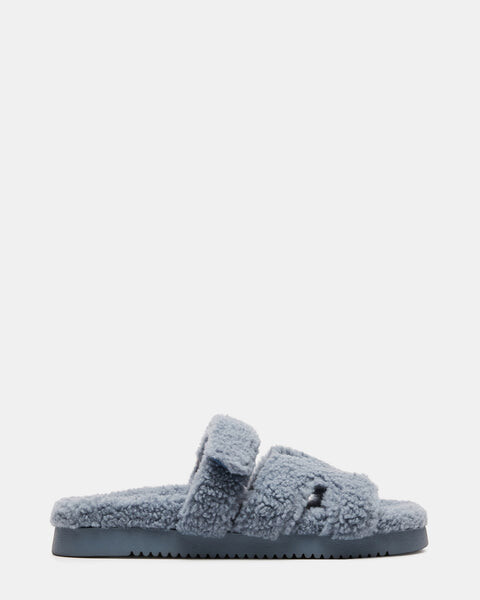 

Шлепанцы Mayven Faux Shearling Steve Madden, синий