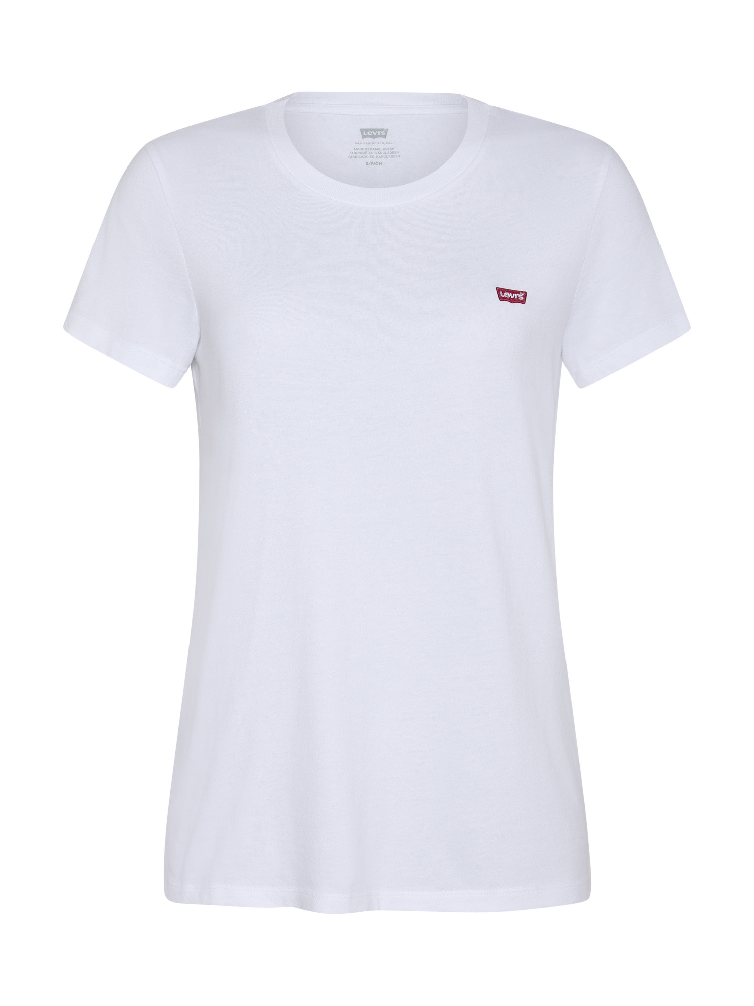 Levi's Хлопковая футболка с логотипом, белый