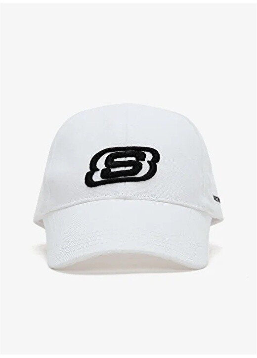

Белая кепка унисекс Skechers