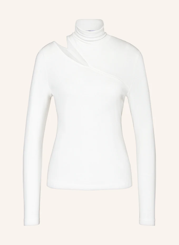 Рубашка на одно плечо с длинным рукавом Riani, белый простая женская футболка с длинным рукавом на одно плечо 14 18 черный