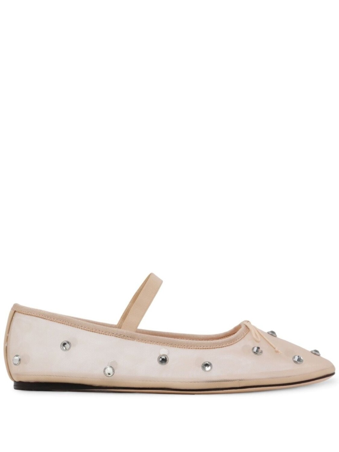 

Loeffler Randall балетки с кристаллами, розовый