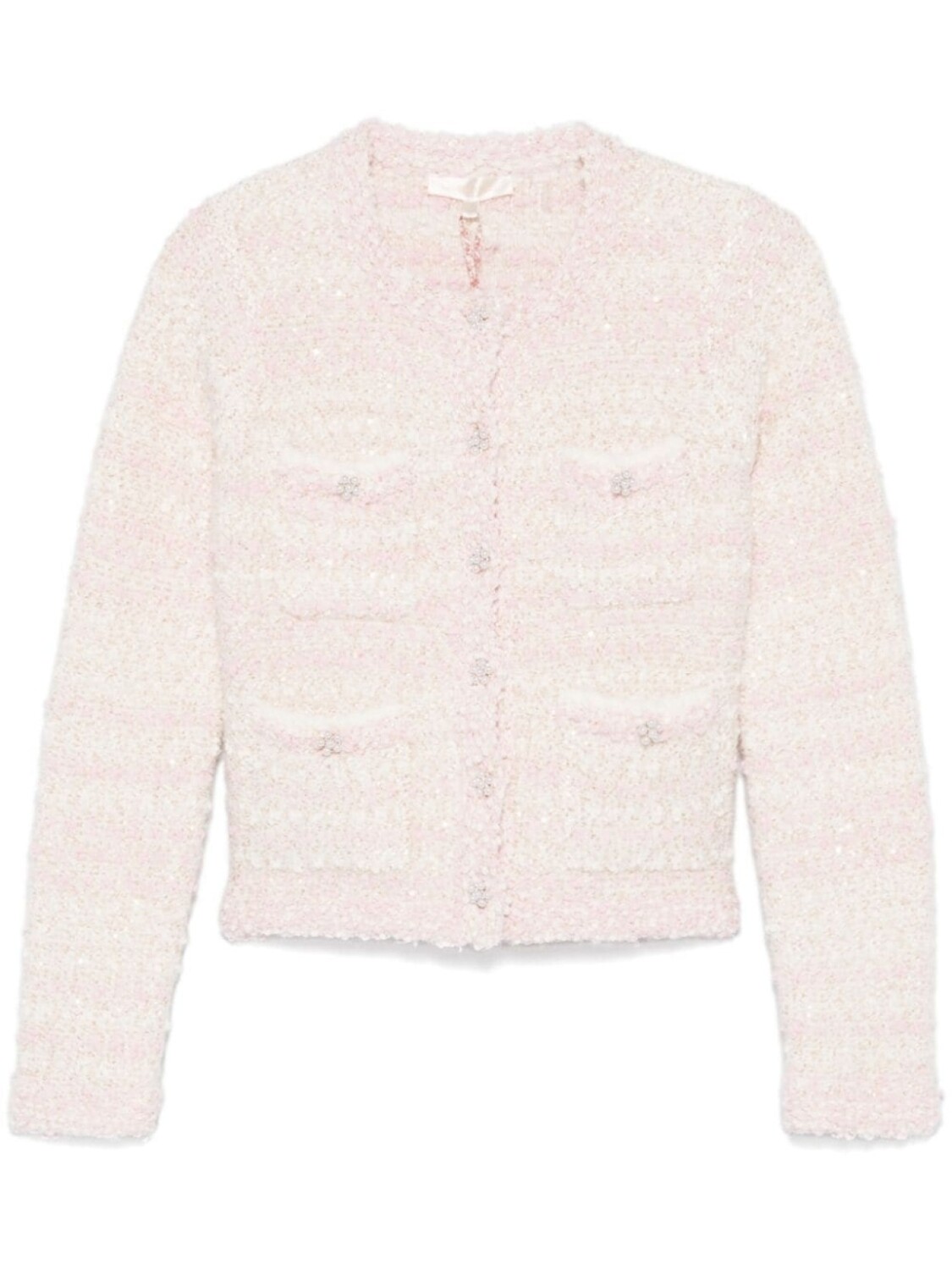 

LoveShackFancy кардиган Blanca, серый