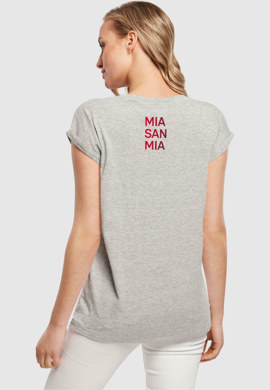 

Футболка с принтом MSM GR EXTENDED SHOULDER FC Bayern München, цвет heather grey