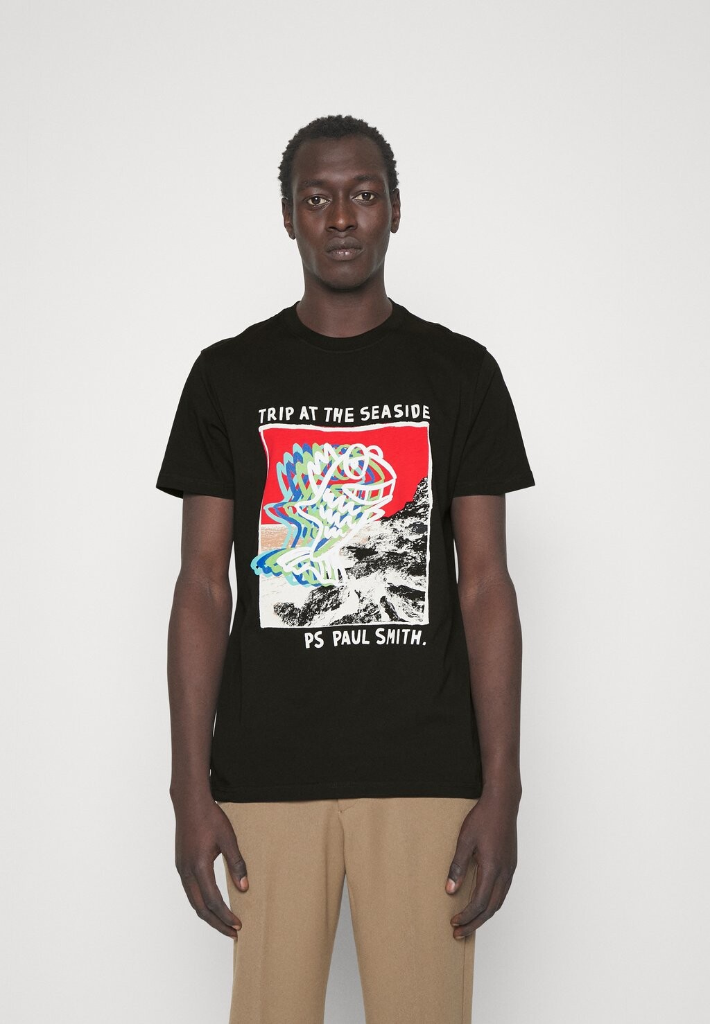 

Футболка с принтом PS Paul Smith, черный