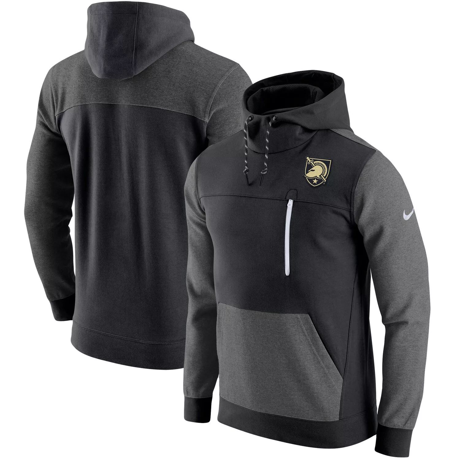 цена Мужской пуловер с капюшоном Nike Black Army Black Knights AV-15 2.0