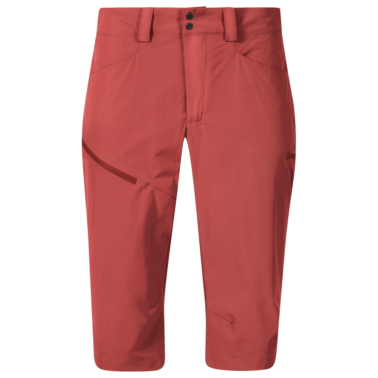 

Трекинговые брюки Bergans Women's Vandre Light Softshell Long Shorts, цвет Rusty Dust