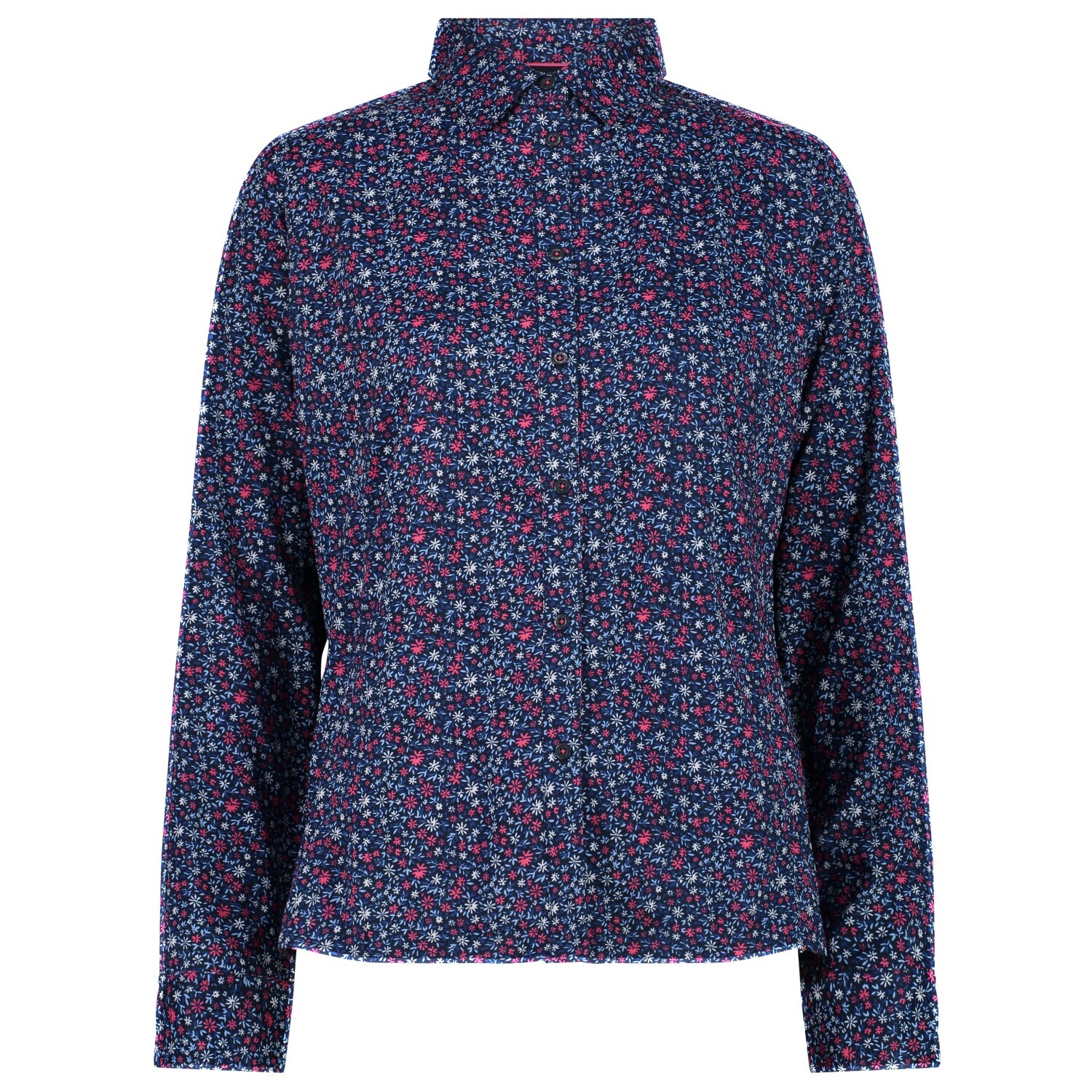 

Блузка Cmp Women's Longsleeve Shirt with Pattern, цвет Fuxia/Provenza/Blue