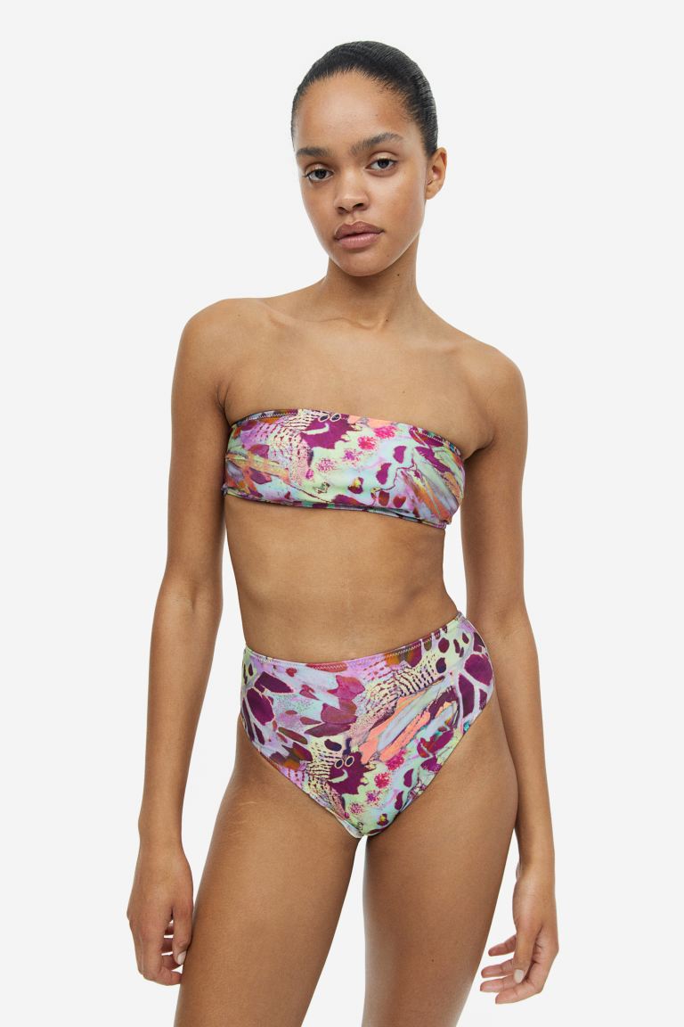 Бразильские плавки бикини H&M, фиолетовый