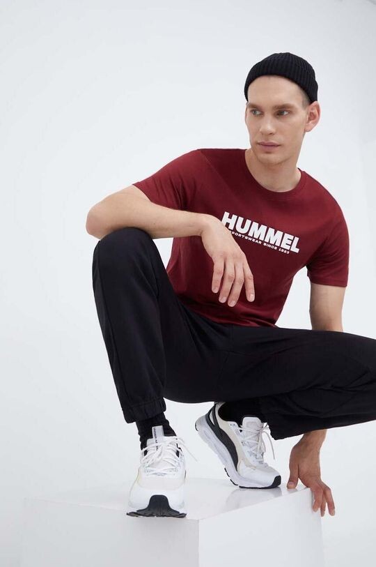 

Хлопковые спортивные штаны Hummel, черный