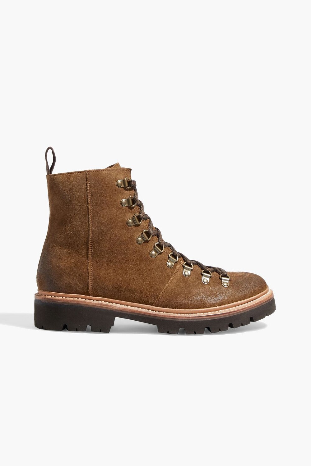 

Ботильоны Nanette из потертой замши GRENSON, коричневый