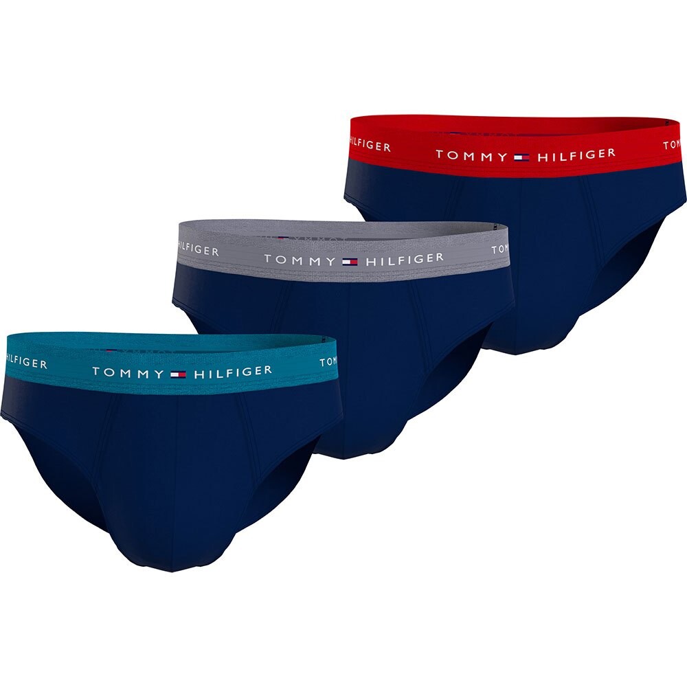 

Боксеры Tommy Hilfiger Signature Ctn Ess Slip 3 шт, синий