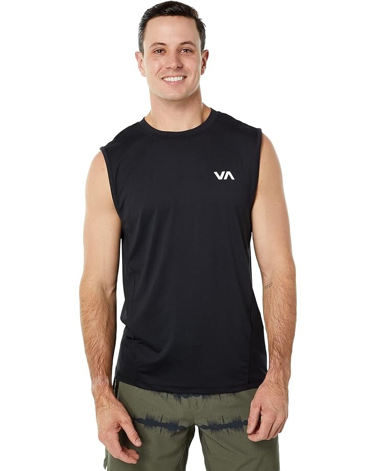 Майка RVCA Sport Vent Muscle Tank, черный