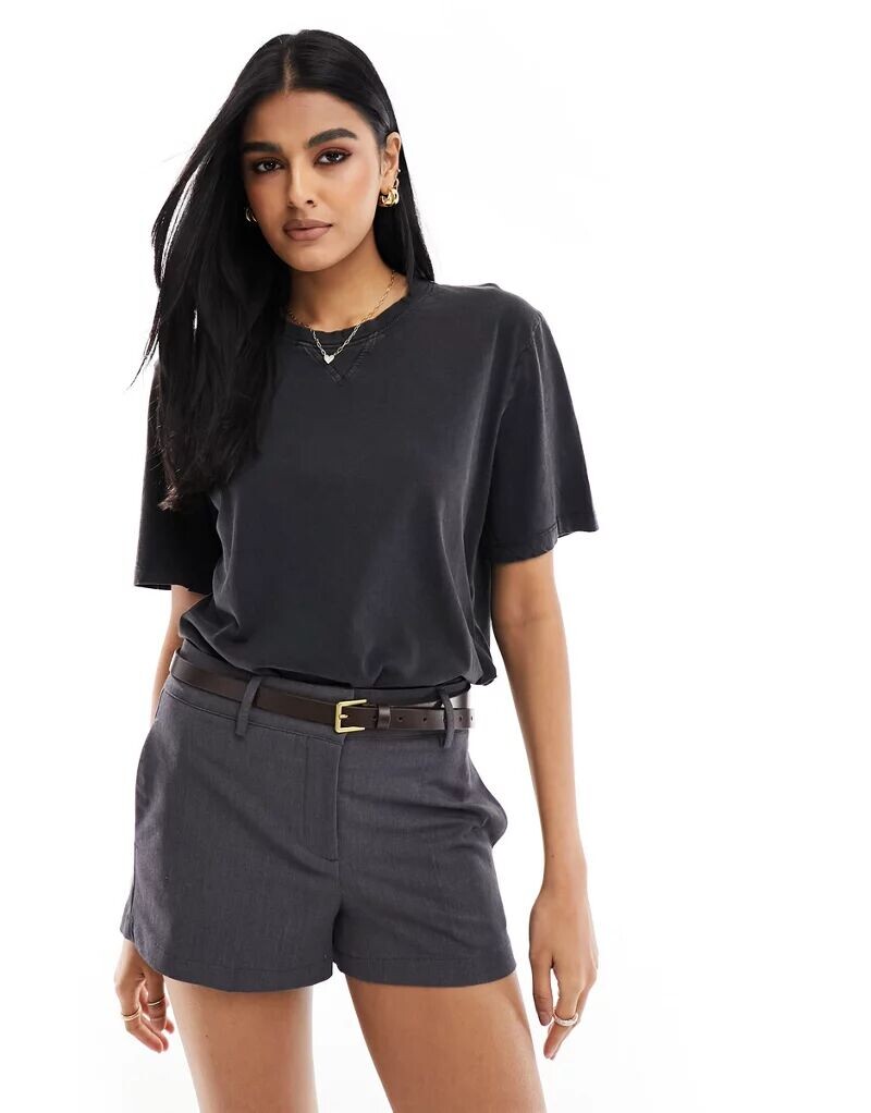 

Черная футболка свободного кроя из джерси Vero Moda