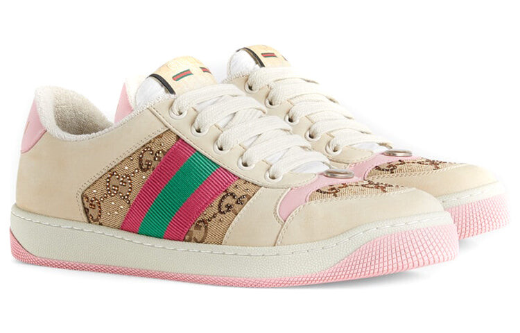 

Кроссовки GUCCI Wmns, белый/коричневый/розовый