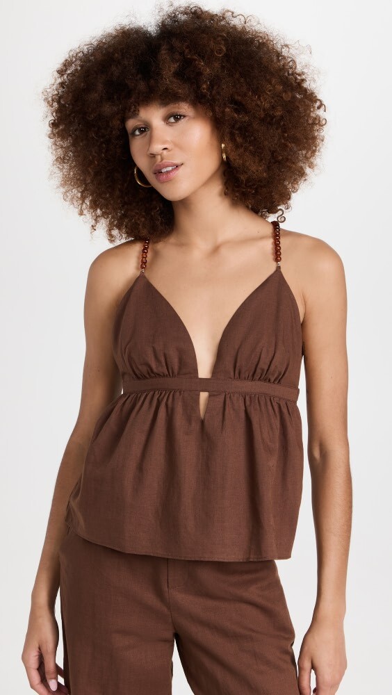 

Блуза CAMI NYC Rose Tortoise Shell Cami