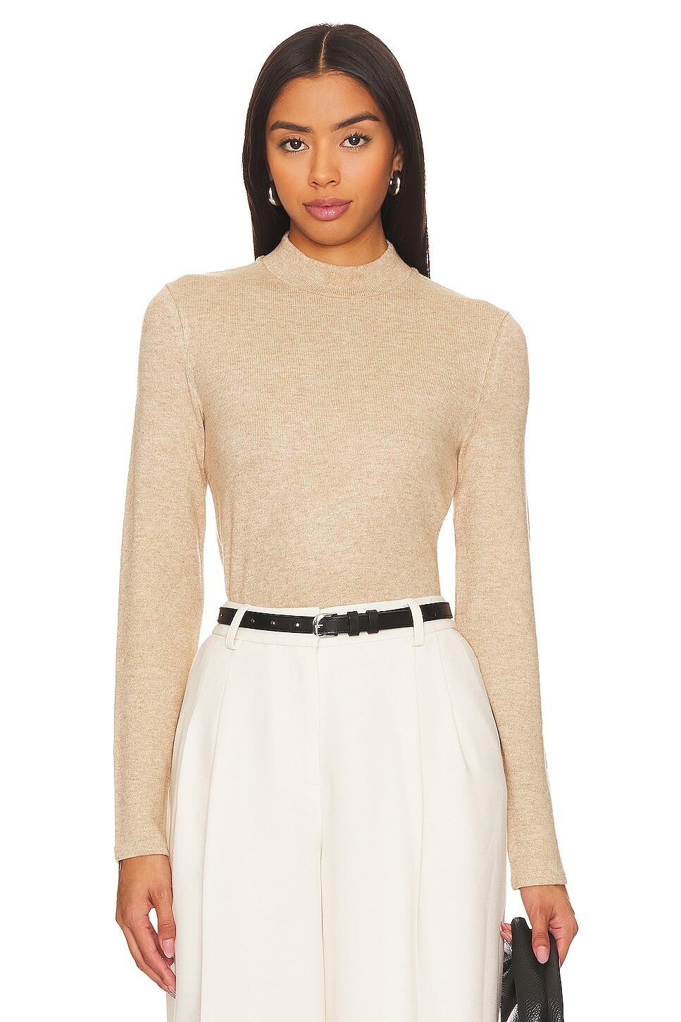 

Свитер Vince Cozy Mock Neck, цвет H Hazel Cream