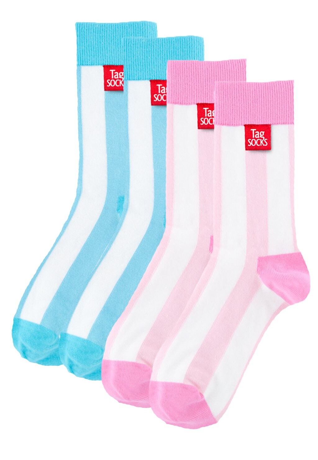 

Носки Tag Socks, розовый/голубой