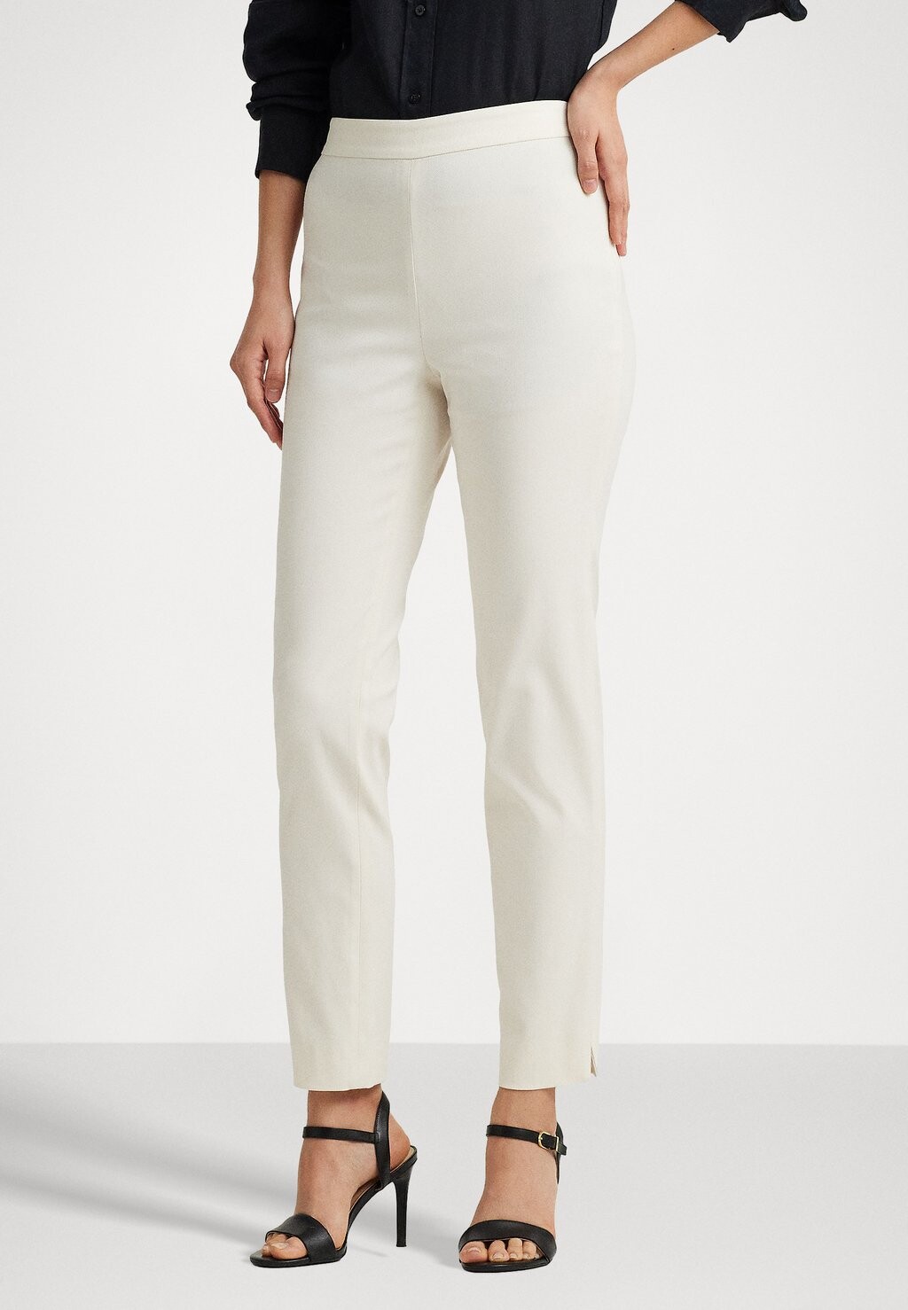 

Брюки JEARCHAY CROPPED FLAT FRONT Lauren Ralph Lauren, кремовый