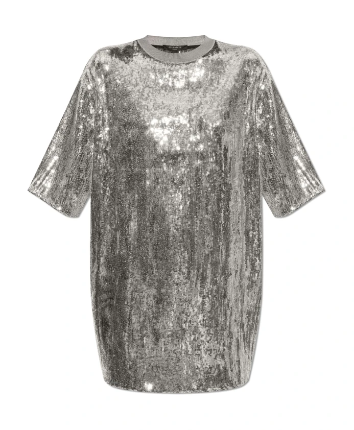 

Платье опал Allsaints, серый