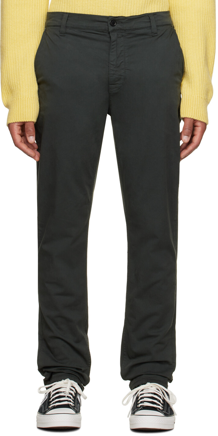 

Черные брюки Nudie Jeans Easy Alvin, Черный