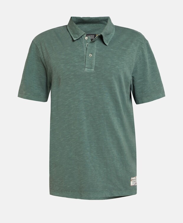 

Рубашка поло Scotch & Soda, темно-зеленый