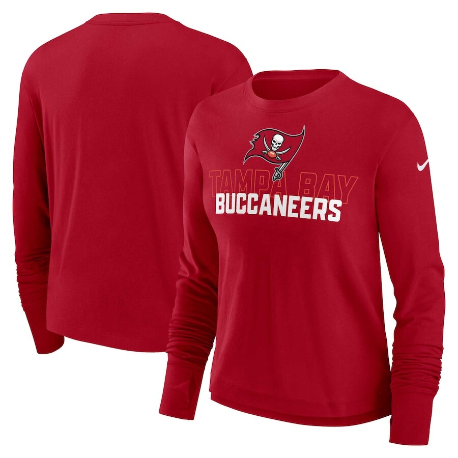 

Футболка с длинным рукавом Nike Tampa Bay Buccaneers, красный