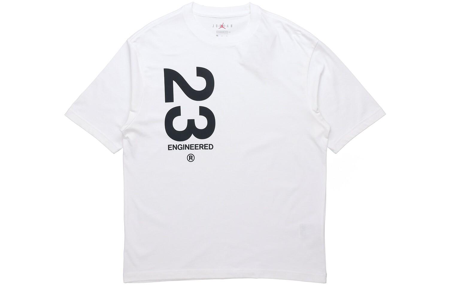 

Мужская футболка Jordan 23 Engineered Letter Printing с круглым вырезом, белая