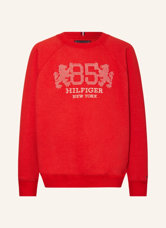 

Лонгслив из пике Tommy Hilfiger, белый