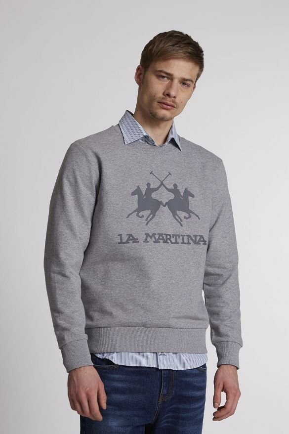 

Свитер Domingo La Martina, цвет medium heather grey