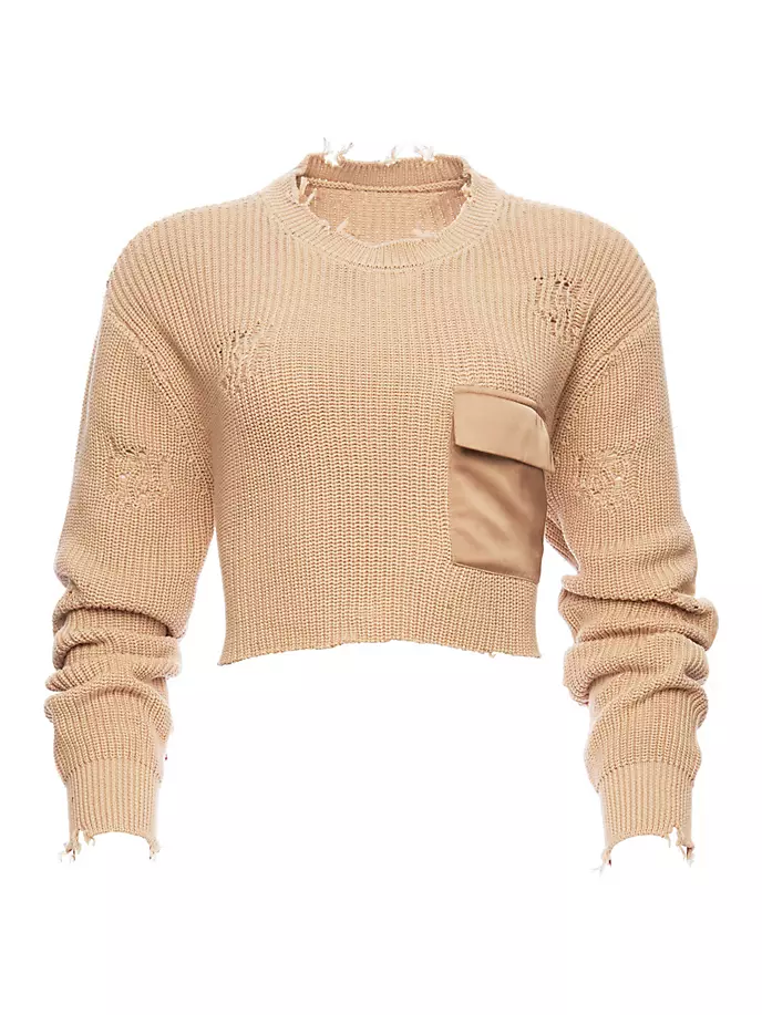 Укороченный свитер средней длины Devin Ser.O.Ya, цвет tan свитер gaialuna средней длины размер 106 черный
