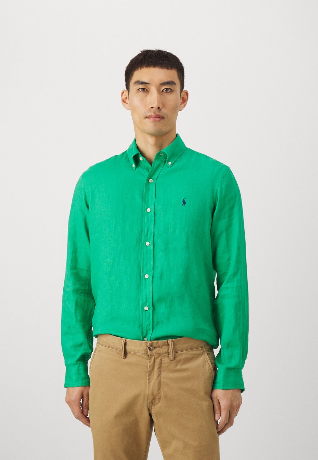 

Рубашка LONG SLEEVE Polo Ralph Lauren, зеленый кузнечик