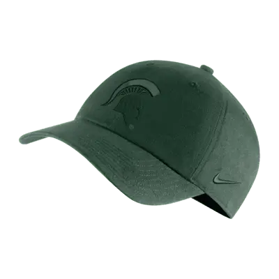 

Бейсболка Nike Michigan State Heritage86 College Logo Cap, цвет Noble Green