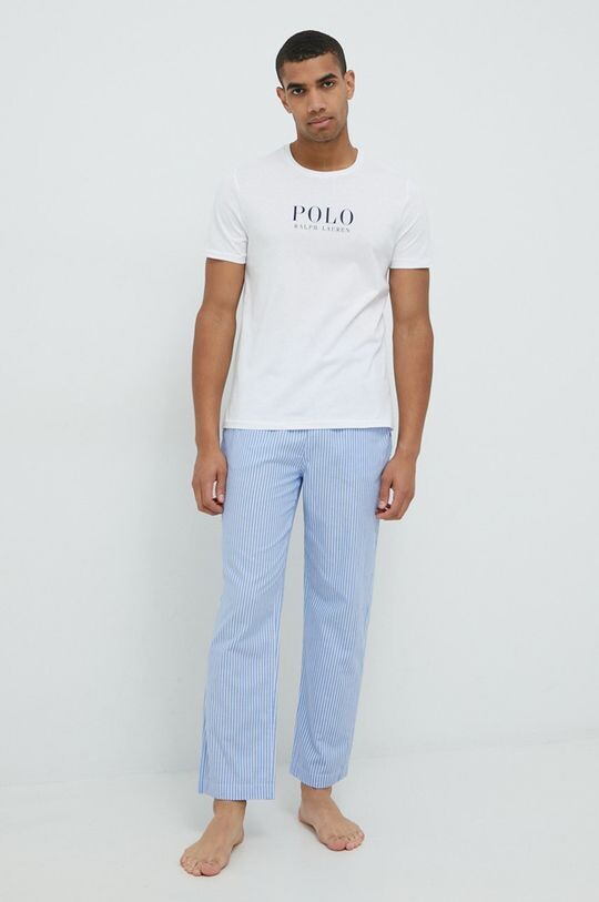 

Хлопковая пижама Polo Ralph Lauren, синий