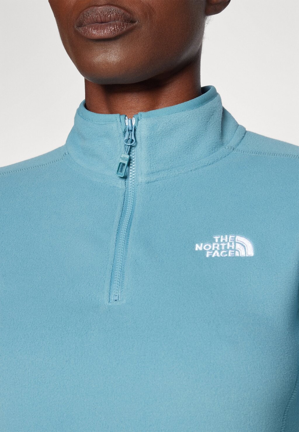 

Флисовый джемпер 100 GLACIER 1/4 ZIP The North Face, бирюзовый