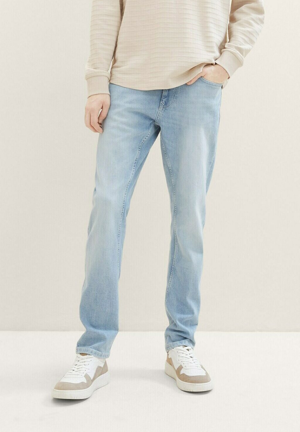 

Джинсы Straight Leg REGULAR TAPERED TOM TAILOR, цвет used light stone blue denim