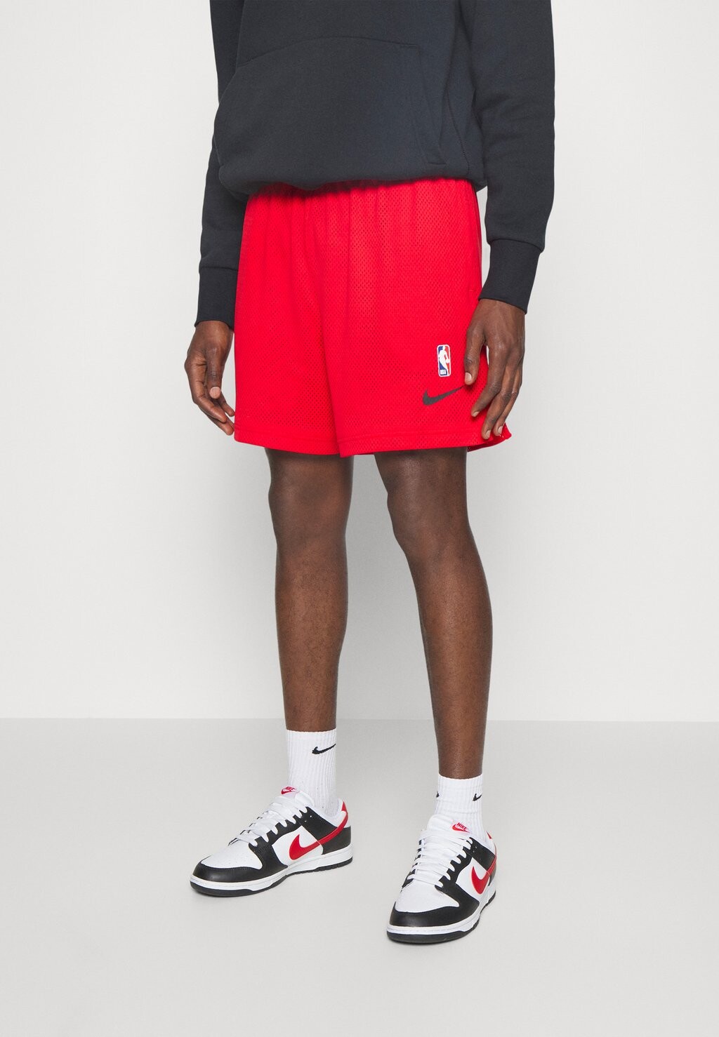 

Спортивные брюки Nike Nba Chicago Bulls Openhole, университет красный / белый