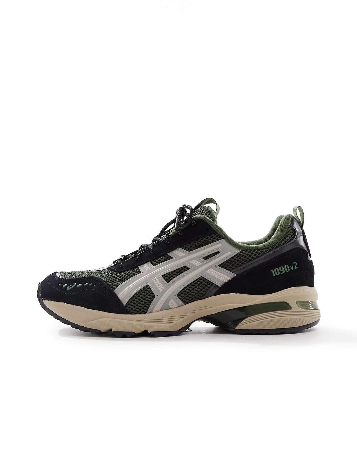 

Кроссовки Asics Gel-1090v2 черного и хаки, Черный