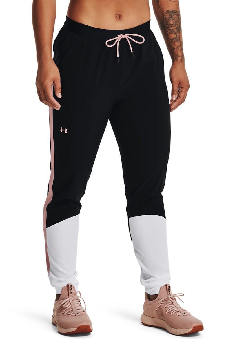 

Спортивные штаны с цветными блоками и завязками Under Armour, черный